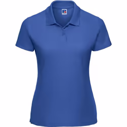 Russell Womens/Ladies Classic Plain Polycotton Polo Shirt - 10 UK, Bright Royal Blue
