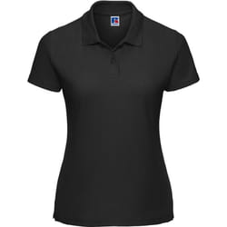 Russell Womens/Ladies Classic Plain Polycotton Polo Shirt - 18 UK, Black
