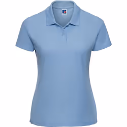 Russell Womens/Ladies Classic Plain Polycotton Polo Shirt - 18 UK, Sky Blue