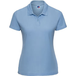 Russell Womens/Ladies Classic Plain Polycotton Polo Shirt - 18 UK, Sky Blue