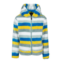 Trespass Childrens/Kids Wonderful Stripe Fleece Jacket - 2-3 Years, Teal Mist