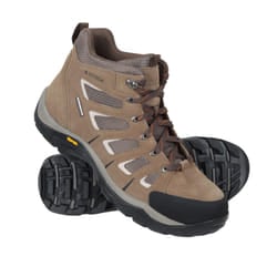 Mountain Warehouse Mens Field Extreme Suede Wide Walking Boots - 7.5 UK, Brown