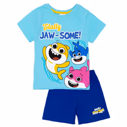 Baby Shark Boys Totally Jaw-Some! Short Pyjama Set - 12-18 Months, Blue