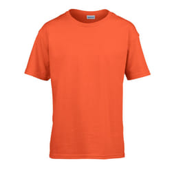 Gildan Childens/Kids SoftStyle Ringspun T-Shirt - 12-13 Years, Orange