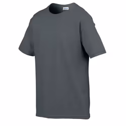Gildan Childens/Kids SoftStyle Ringspun T-Shirt - 5-6 Years, Charcoal