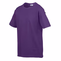 Gildan Childens/Kids SoftStyle Ringspun T-Shirt - 5-6 Years, Purple
