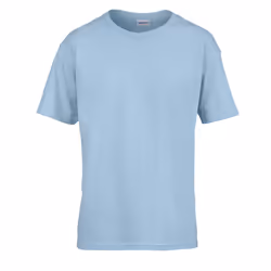 Gildan Childens/Kids SoftStyle Ringspun T-Shirt - 3-4 Years, Light Blue