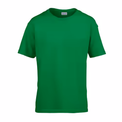 Gildan Childens/Kids SoftStyle Ringspun T-Shirt - 12-13 Years, Irish Green