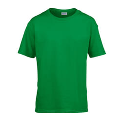 Gildan Childens/Kids SoftStyle Ringspun T-Shirt - 12-13 Years, Irish Green