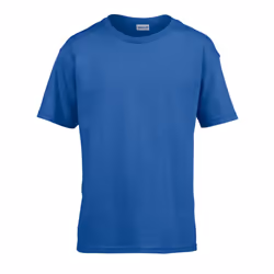 Gildan Childens/Kids SoftStyle Ringspun T-Shirt - 12-13 Years, Royal Blue