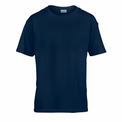 Gildan Childens/Kids SoftStyle Ringspun T-Shirt - 12-13 Years, Navy