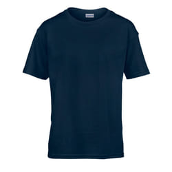 Gildan Childens/Kids SoftStyle Ringspun T-Shirt - 12-13 Years, Navy