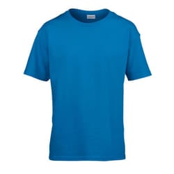 Gildan Childens/Kids SoftStyle Ringspun T-Shirt - 12-13 Years, Sapphire Blue