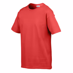 Gildan Childens/Kids SoftStyle Ringspun T-Shirt - 12-13 Years, Red