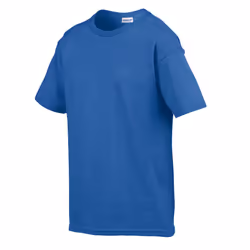 Gildan Childens/Kids SoftStyle Ringspun T-Shirt - 5-6 Years, Royal Blue
