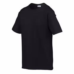 Gildan Childens/Kids SoftStyle Ringspun T-Shirt - 12-13 Years, Black