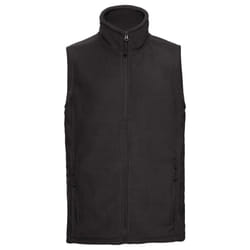 Russell Mens Outdoor Fleece Gilet - XS, Black