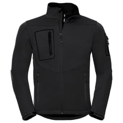 Russell Mens Sports Soft Shell Jacket - XS, Black