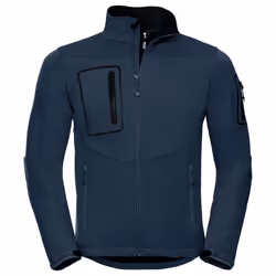 Russell Mens Sports Soft Shell Jacket - XL, French Navy