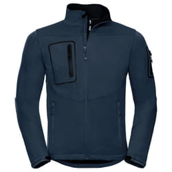 Russell Mens Sports Soft Shell Jacket - XL, French Navy