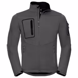 Russell Mens Sports Soft Shell Jacket - M, Titanium