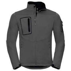 Russell Mens Sports Soft Shell Jacket - XL, Titanium