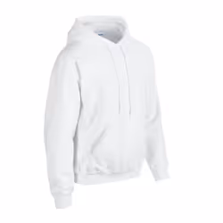 Gildan Mens Heavy Blend Hoodie - XL, White