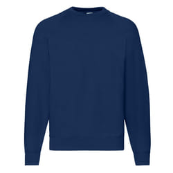 Fruit of the Loom Mens Classic Raglan Sweatshirt - XXL, Navy