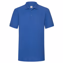 Fruit of the Loom Mens Polycotton Pique Heavy Polo Shirt - M, Royal Blue