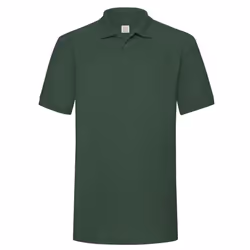 Fruit of the Loom Mens Polycotton Pique Heavy Polo Shirt - S, Bottle Green