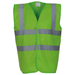 Yoko Unisex Adult Hi-Vis Waistcoat - M, Lime