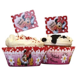 Disney Minnie Mouse Cupcake Topper Set (Pack of 48)