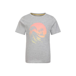 Mountain Warehouse Childrens/Kids Beach Organic T-Shirt - 5-6 Years, Grey