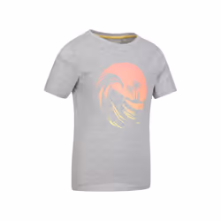 Mountain Warehouse Childrens/Kids Beach Organic T-Shirt - 5-6 Years, Grey