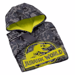 Jurassic World: Camp Cretaceous Childrens/Kids Logo Hoodie - 3-4 Years, Grey