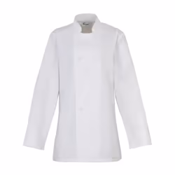 Premier Womens/Ladies Long-Sleeved Chef Jacket - XXL, White