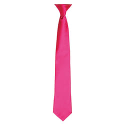 Premier Unisex Adult Satin Tie - One Size, Hot Pink