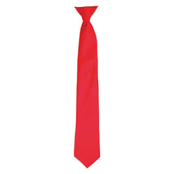 Premier Unisex Adult Satin Tie - One Size, Strawberry Red