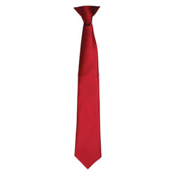 Premier Unisex Adult Satin Tie - One Size, Burgundy