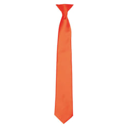 Premier Unisex Adult Satin Tie - One Size, Orange