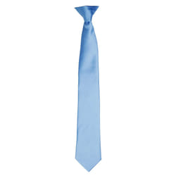 Premier Unisex Adult Satin Tie - One Size, Mid Blue