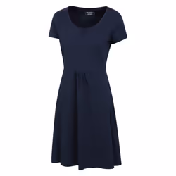Mountain Warehouse Womens/Ladies Essentials Lora Plain Skater Dress - 16 UK, Dark Blue