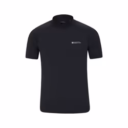 Mountain Warehouse Mens UV Protection Rash Top - XXS, Black