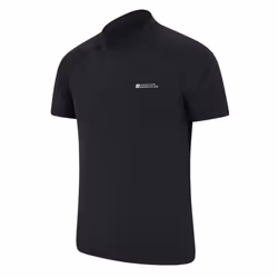 Mountain Warehouse Mens UV Protection Rash Top - XXS, Black