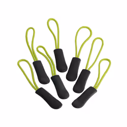 Quadra SLX Zip Pulls (Pack of 10) - One Size, Lime