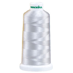 Madeira Classic Viscose Thread - One Size, White