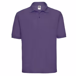 Russell Mens Polycotton Pique Polo Shirt - M, Purple