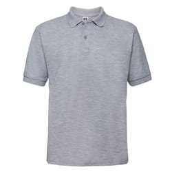 Russell Mens Polycotton Pique Polo Shirt - 4XL, Light Oxford
