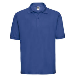 Russell Mens Polycotton Pique Polo Shirt - 3XL, Bright Royal Blue