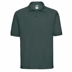 Russell Mens Polycotton Pique Polo Shirt - XS, Bottle Green